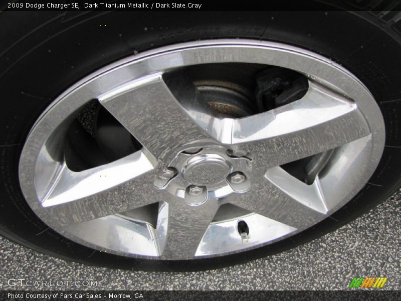 Dark Titanium Metallic / Dark Slate Gray 2009 Dodge Charger SE