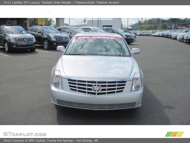 Radiant Silver Metallic / Titanium/Dark Titanium Accents 2011 Cadillac DTS Luxury