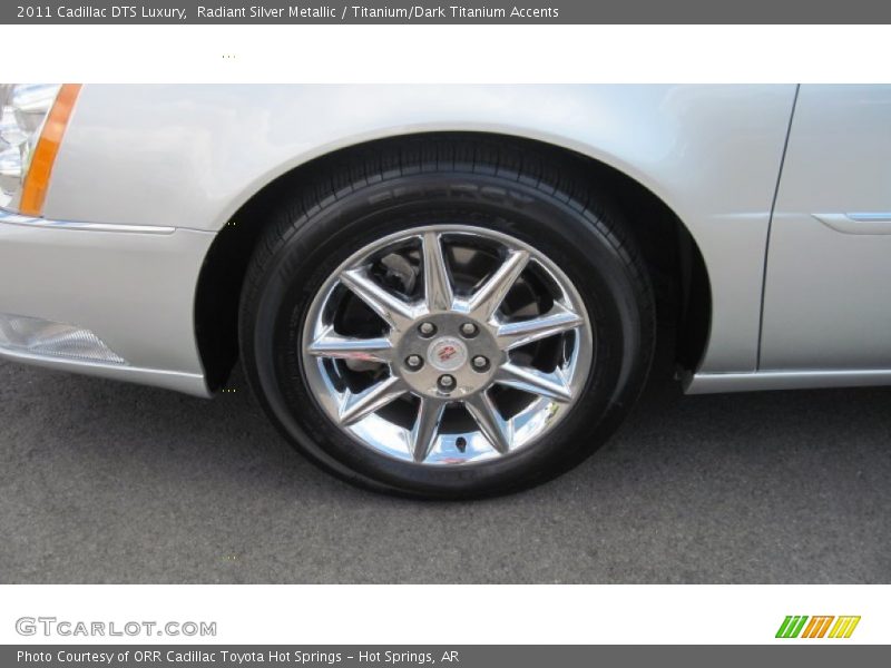 Radiant Silver Metallic / Titanium/Dark Titanium Accents 2011 Cadillac DTS Luxury