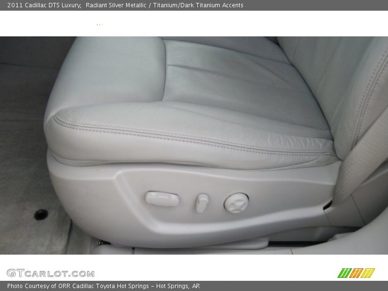 Radiant Silver Metallic / Titanium/Dark Titanium Accents 2011 Cadillac DTS Luxury