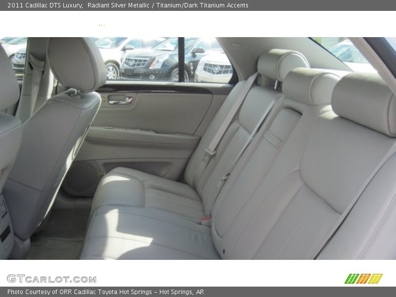 Radiant Silver Metallic / Titanium/Dark Titanium Accents 2011 Cadillac DTS Luxury