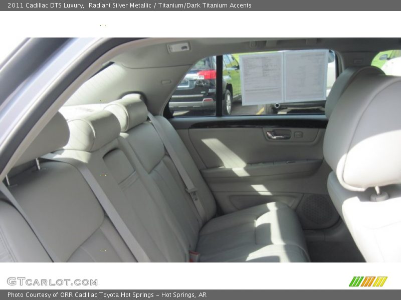 Radiant Silver Metallic / Titanium/Dark Titanium Accents 2011 Cadillac DTS Luxury