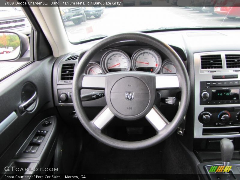 Dark Titanium Metallic / Dark Slate Gray 2009 Dodge Charger SE