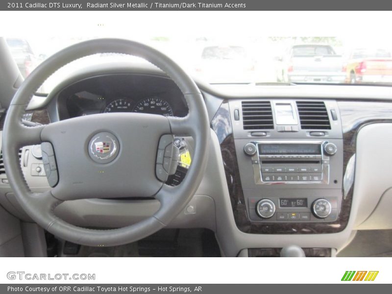 Radiant Silver Metallic / Titanium/Dark Titanium Accents 2011 Cadillac DTS Luxury