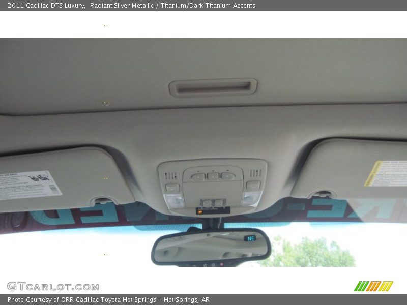 Radiant Silver Metallic / Titanium/Dark Titanium Accents 2011 Cadillac DTS Luxury