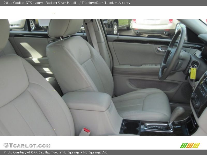 Radiant Silver Metallic / Titanium/Dark Titanium Accents 2011 Cadillac DTS Luxury