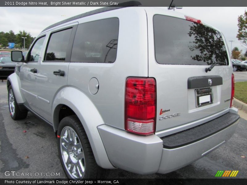 Bright Silver Metallic / Dark Slate Gray 2011 Dodge Nitro Heat
