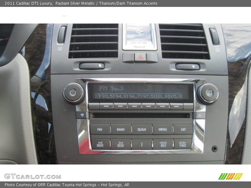 Radiant Silver Metallic / Titanium/Dark Titanium Accents 2011 Cadillac DTS Luxury