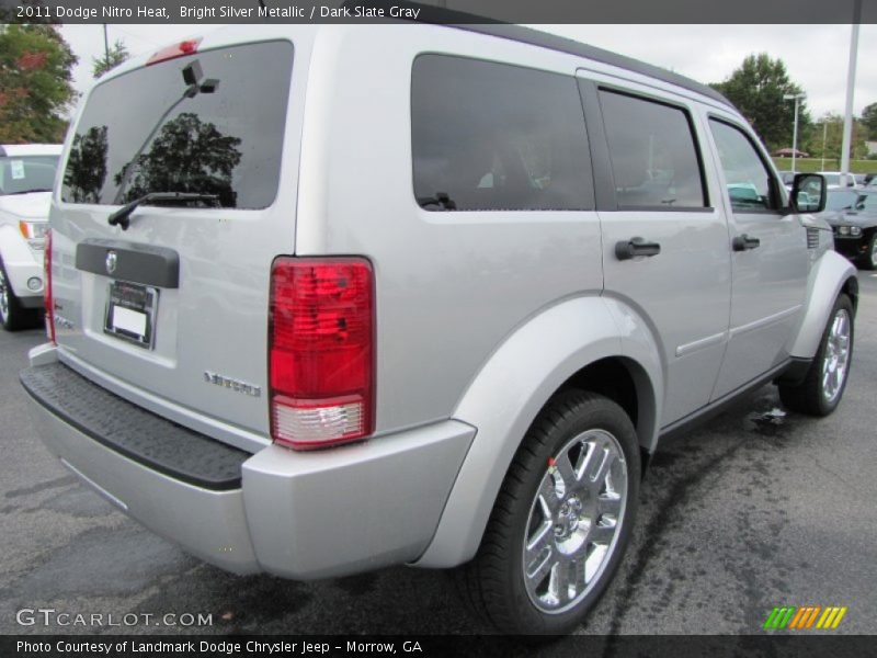 Bright Silver Metallic / Dark Slate Gray 2011 Dodge Nitro Heat
