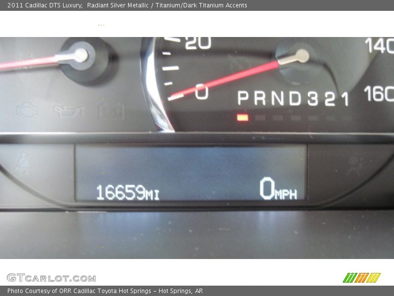 Radiant Silver Metallic / Titanium/Dark Titanium Accents 2011 Cadillac DTS Luxury