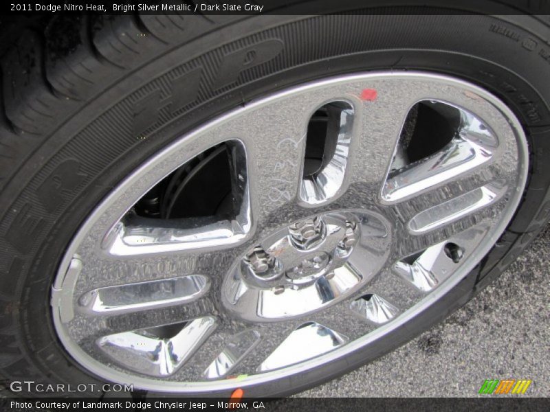 Bright Silver Metallic / Dark Slate Gray 2011 Dodge Nitro Heat