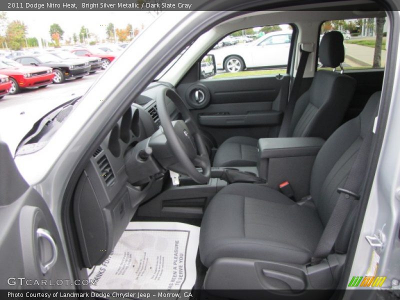 Bright Silver Metallic / Dark Slate Gray 2011 Dodge Nitro Heat