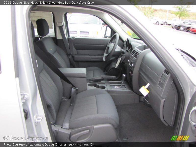 Bright Silver Metallic / Dark Slate Gray 2011 Dodge Nitro Heat