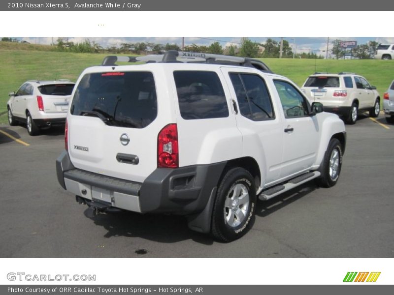 Avalanche White / Gray 2010 Nissan Xterra S