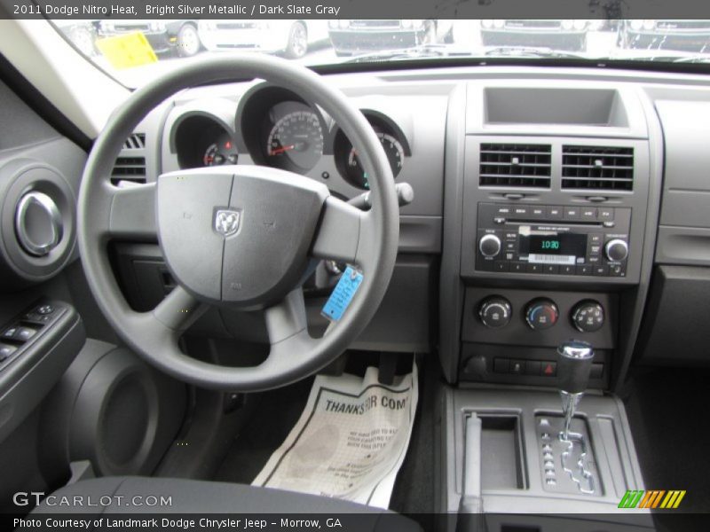 Bright Silver Metallic / Dark Slate Gray 2011 Dodge Nitro Heat