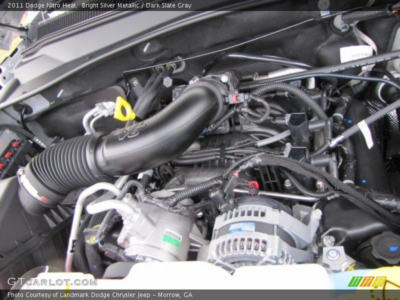 Bright Silver Metallic / Dark Slate Gray 2011 Dodge Nitro Heat