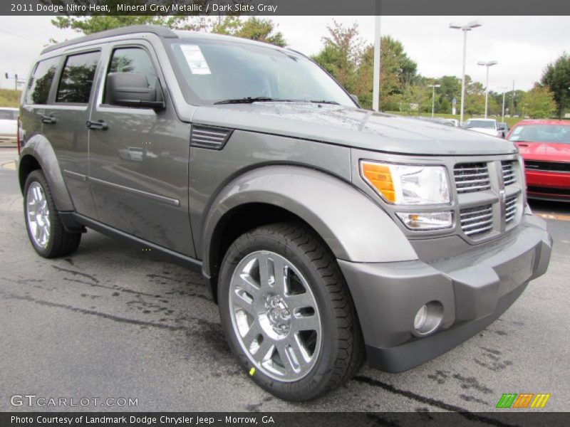 Mineral Gray Metallic / Dark Slate Gray 2011 Dodge Nitro Heat