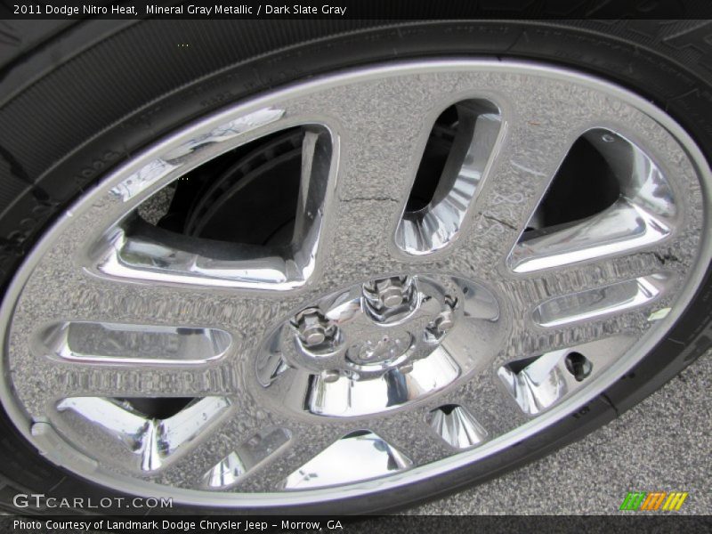 Mineral Gray Metallic / Dark Slate Gray 2011 Dodge Nitro Heat