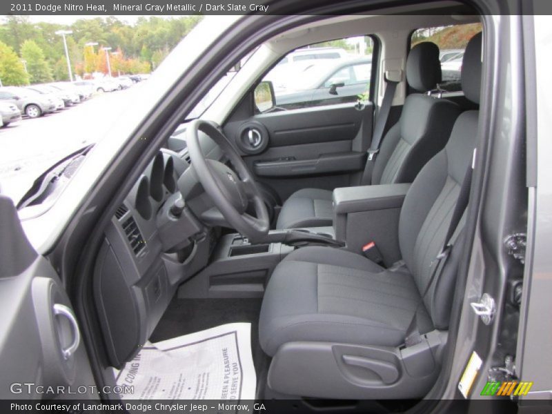 Mineral Gray Metallic / Dark Slate Gray 2011 Dodge Nitro Heat