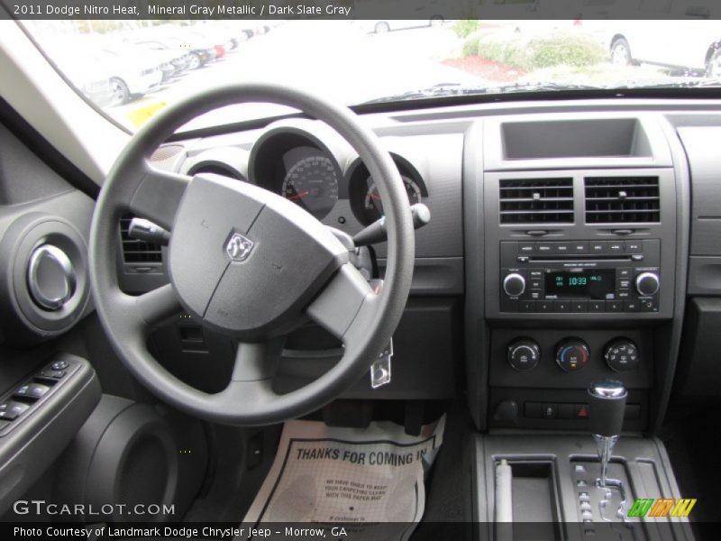 Mineral Gray Metallic / Dark Slate Gray 2011 Dodge Nitro Heat