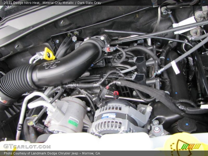 Mineral Gray Metallic / Dark Slate Gray 2011 Dodge Nitro Heat
