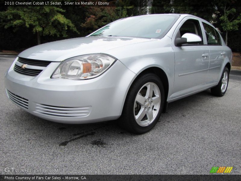 Silver Ice Metallic / Ebony 2010 Chevrolet Cobalt LT Sedan