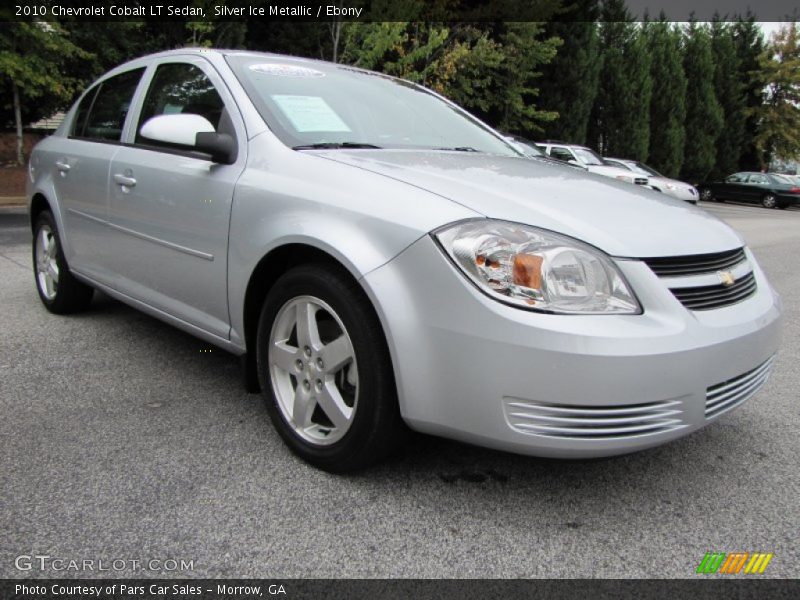 Silver Ice Metallic / Ebony 2010 Chevrolet Cobalt LT Sedan