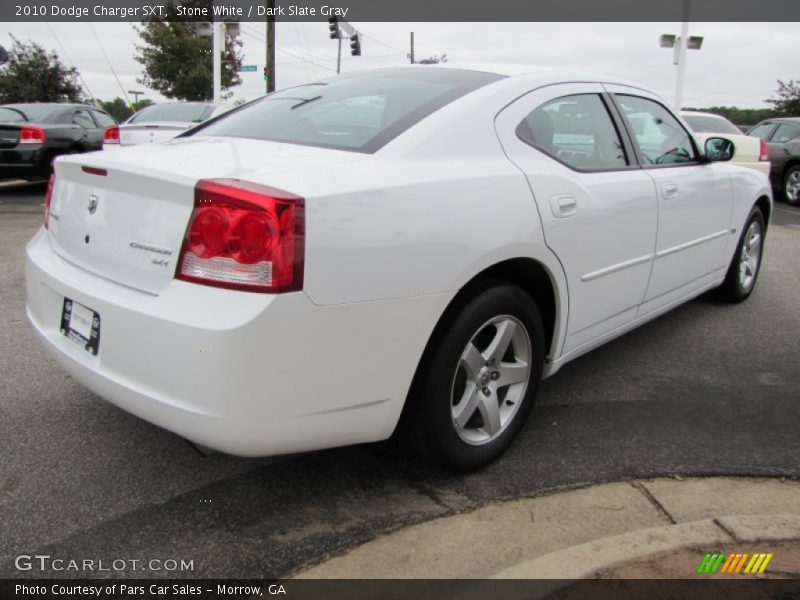 Stone White / Dark Slate Gray 2010 Dodge Charger SXT