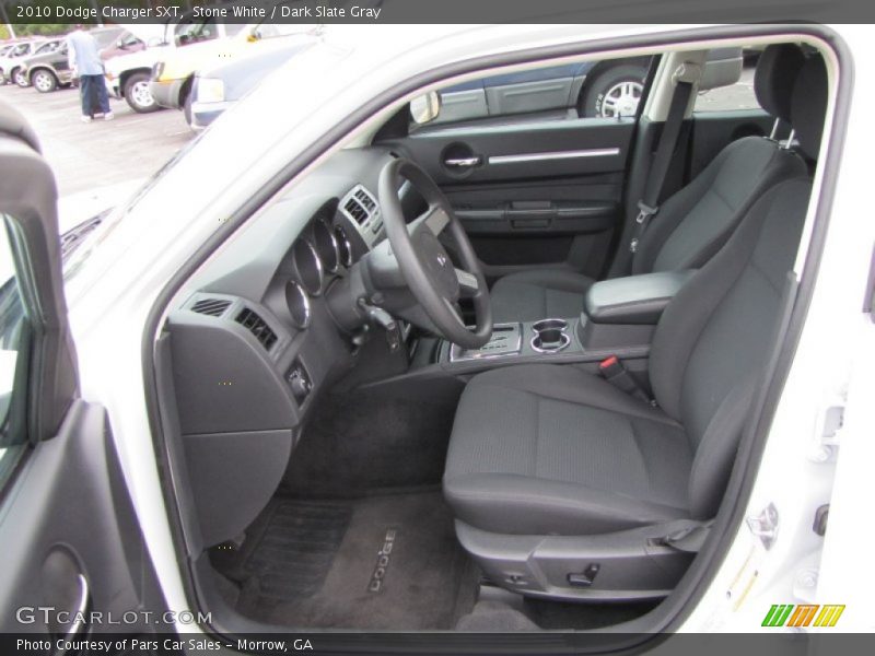 Stone White / Dark Slate Gray 2010 Dodge Charger SXT