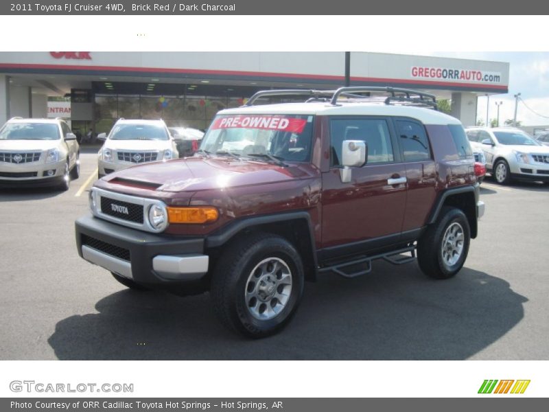 Brick Red / Dark Charcoal 2011 Toyota FJ Cruiser 4WD
