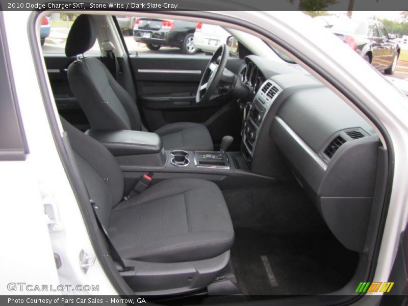 Stone White / Dark Slate Gray 2010 Dodge Charger SXT