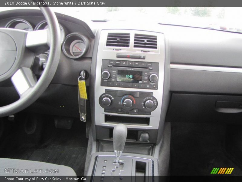 Stone White / Dark Slate Gray 2010 Dodge Charger SXT