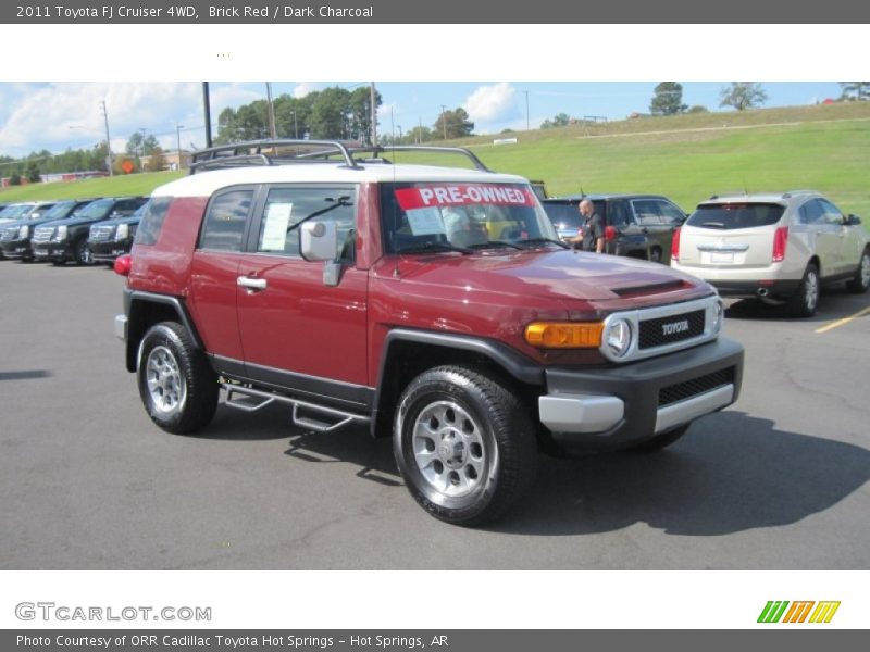 Brick Red / Dark Charcoal 2011 Toyota FJ Cruiser 4WD