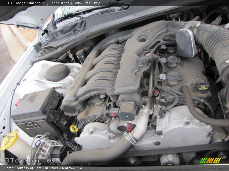 Stone White / Dark Slate Gray 2010 Dodge Charger SXT