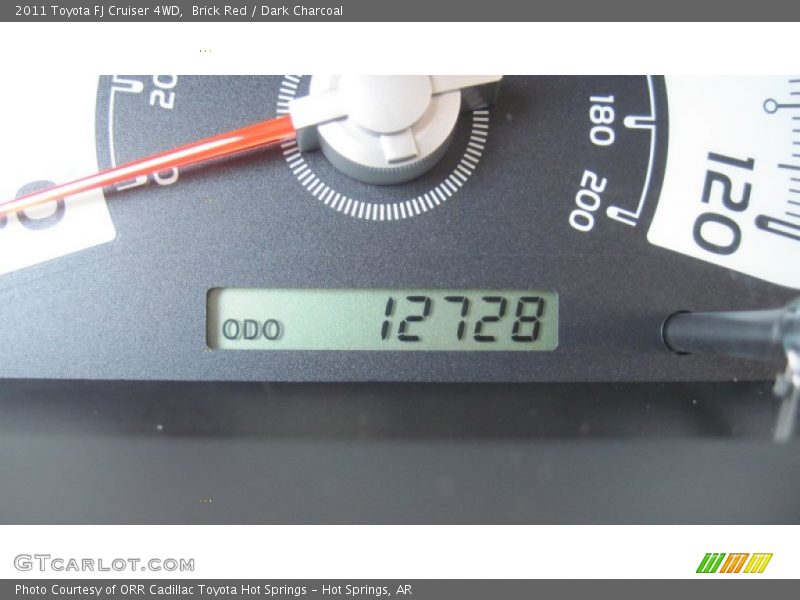 Brick Red / Dark Charcoal 2011 Toyota FJ Cruiser 4WD