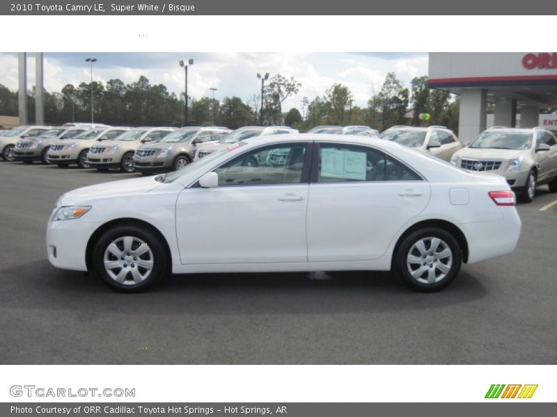 Super White / Bisque 2010 Toyota Camry LE