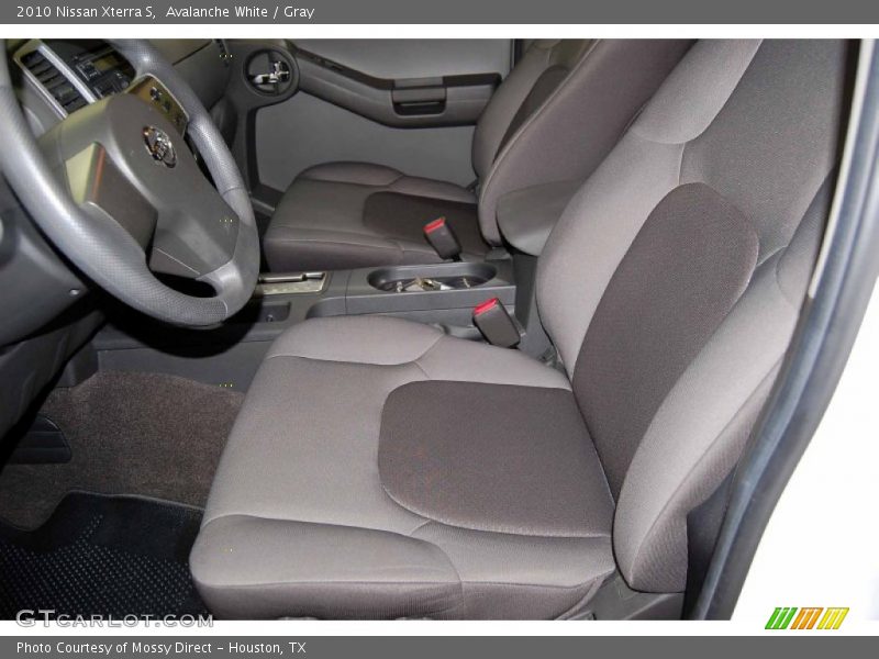 Avalanche White / Gray 2010 Nissan Xterra S
