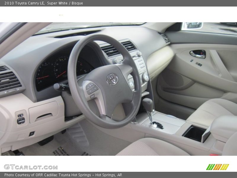 Super White / Bisque 2010 Toyota Camry LE