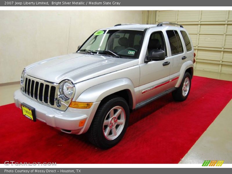 Bright Silver Metallic / Medium Slate Gray 2007 Jeep Liberty Limited