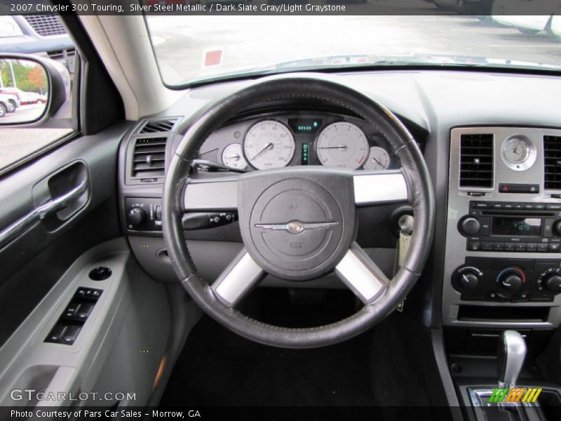 Silver Steel Metallic / Dark Slate Gray/Light Graystone 2007 Chrysler 300 Touring