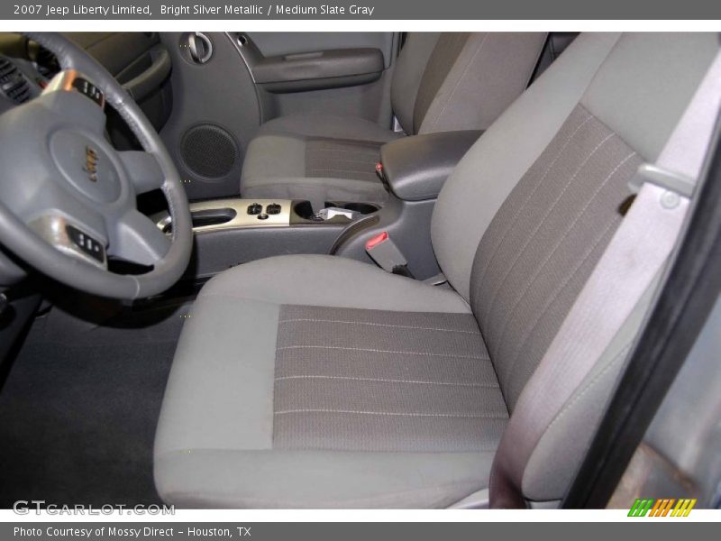 Bright Silver Metallic / Medium Slate Gray 2007 Jeep Liberty Limited