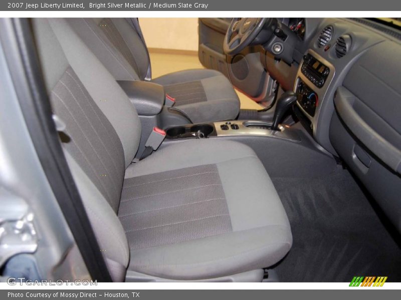 Bright Silver Metallic / Medium Slate Gray 2007 Jeep Liberty Limited