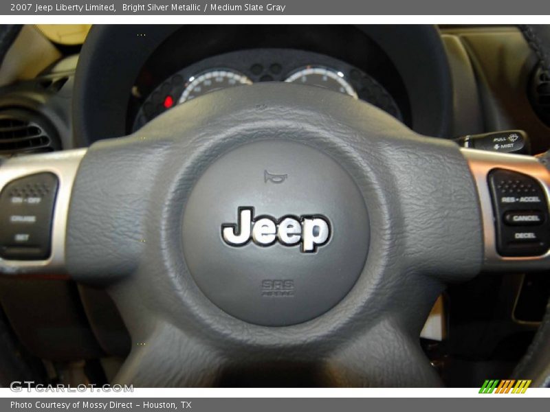 Bright Silver Metallic / Medium Slate Gray 2007 Jeep Liberty Limited