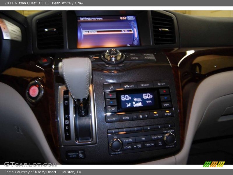 Pearl White / Gray 2011 Nissan Quest 3.5 LE