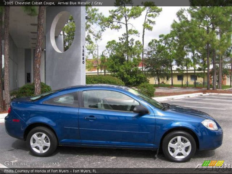 Arrival Blue Metallic / Gray 2005 Chevrolet Cobalt Coupe