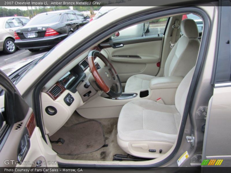 Amber Bronze Metallic / Gray 2007 Chevrolet Impala LS
