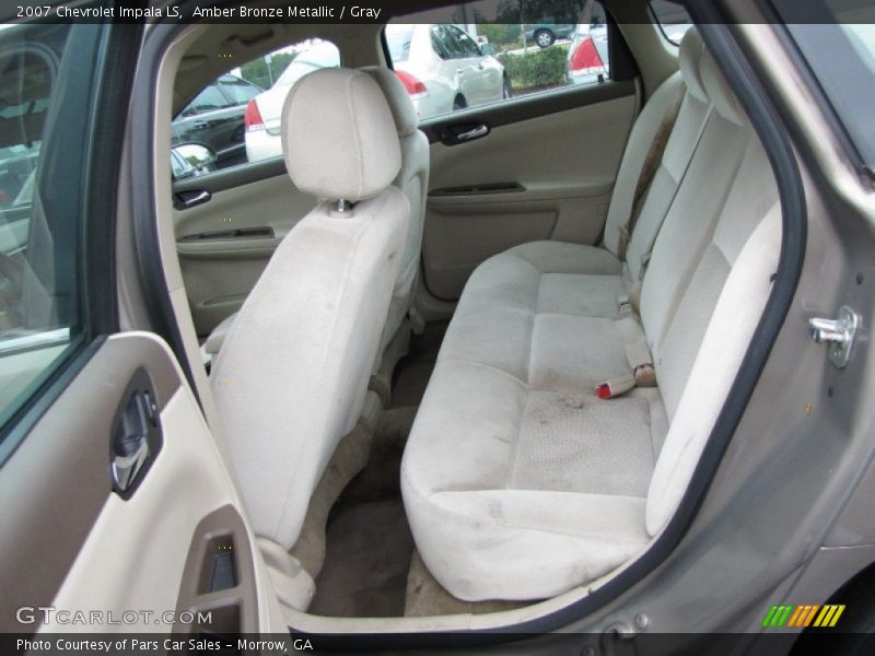 Amber Bronze Metallic / Gray 2007 Chevrolet Impala LS