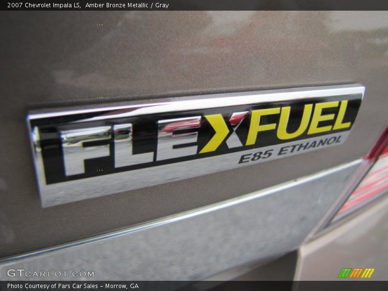 Amber Bronze Metallic / Gray 2007 Chevrolet Impala LS