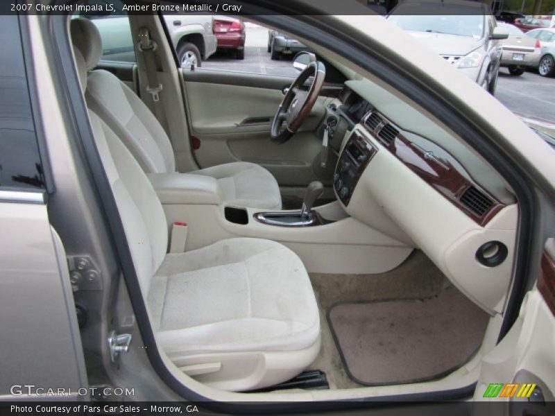 Amber Bronze Metallic / Gray 2007 Chevrolet Impala LS