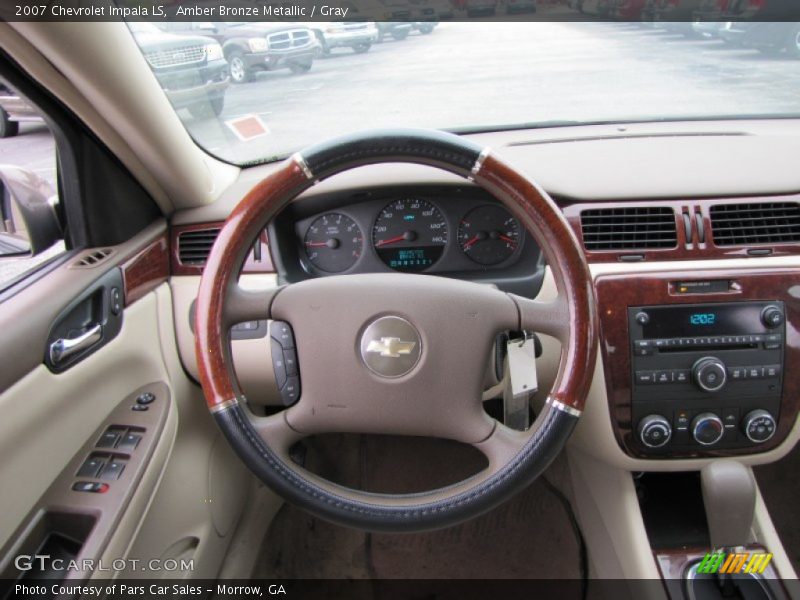 Amber Bronze Metallic / Gray 2007 Chevrolet Impala LS